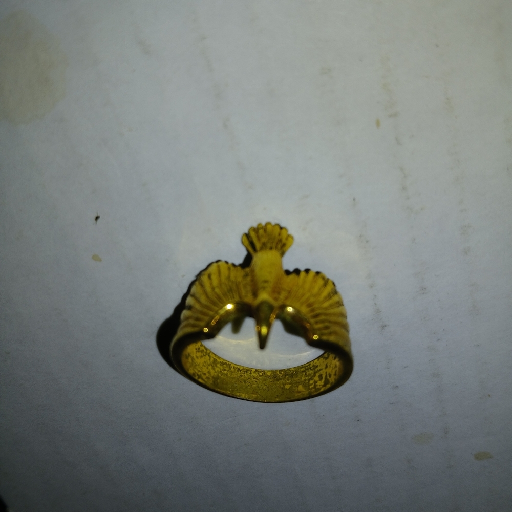 Gold Bird Statement Ring - image 4